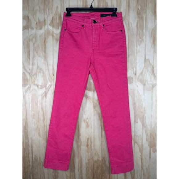 Rag & Bone Bull Pink Dusty Rose Tone 25 Skinny Straight Stretch Minimalist - Picture 2 of 10